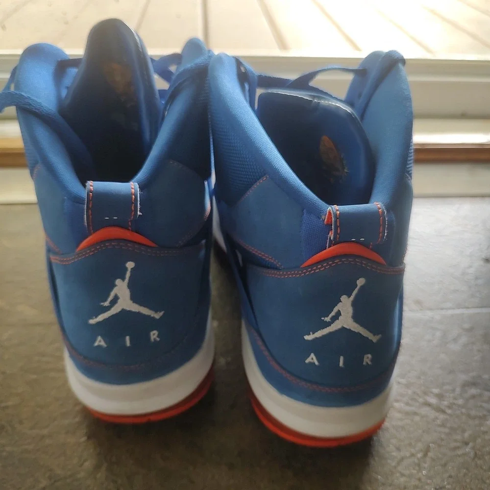 Jordan Flight Origin 2 Mens‎ Sport Blue Team Orange Basketball Shoes 705155-406
